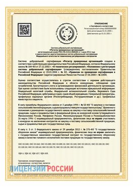 Приложение к сертификату для ИП Могоча Сертификат СТО 03.080.02033720.1-2020
